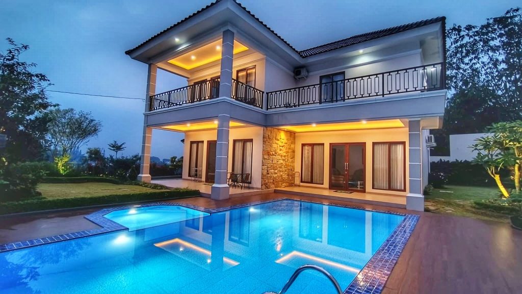 villa di puncak bogor villa dlima grand melati liburan akhir pekan villa terbaik 2024
